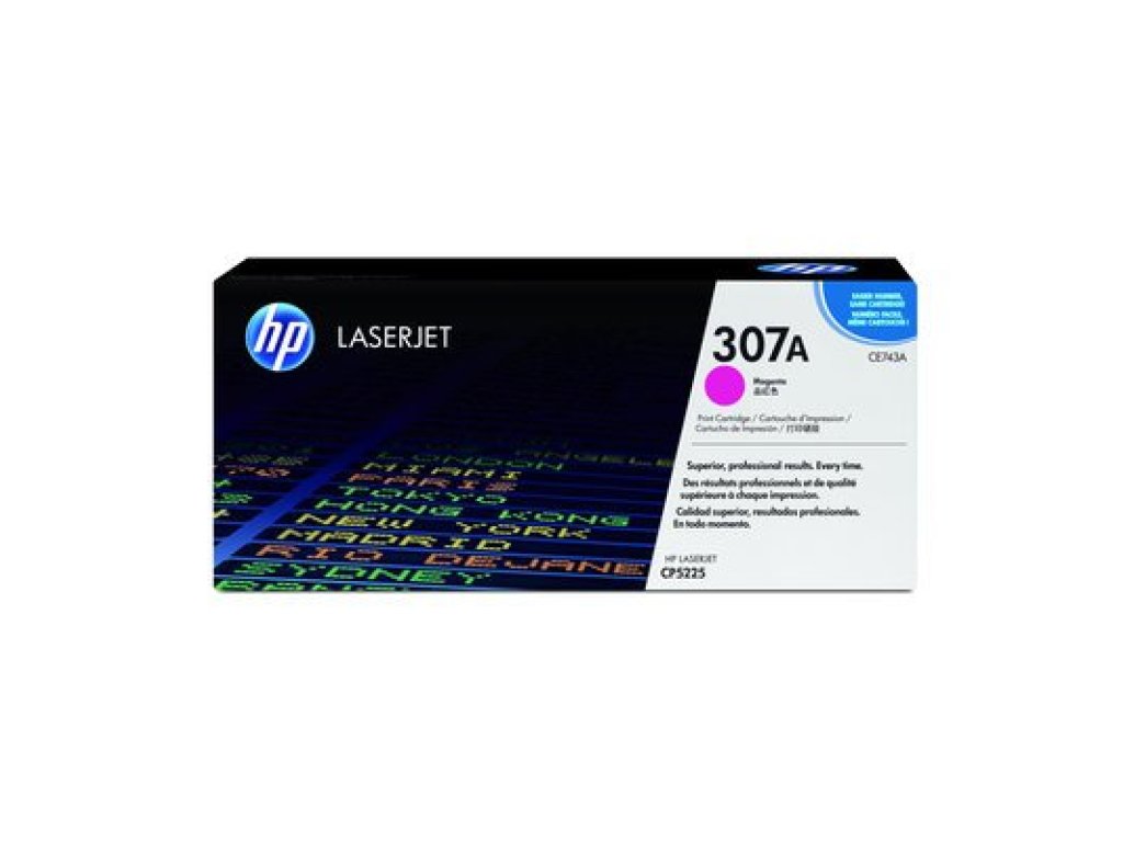 HP toner č. 307A, magenta (CE743A)