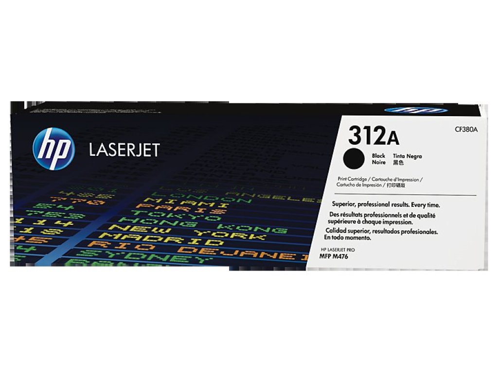 HP toner č. 312A, black (CF380A)