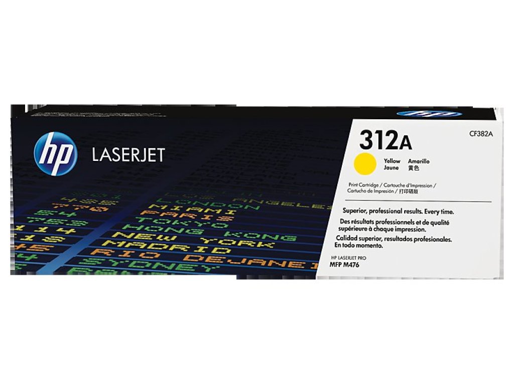 HP toner č. 312A, yellow (CF382A)