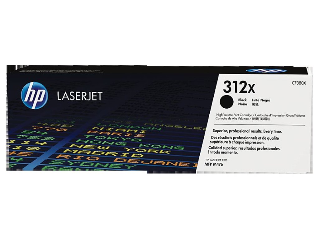 HP toner č. 312X, black (CF380X)