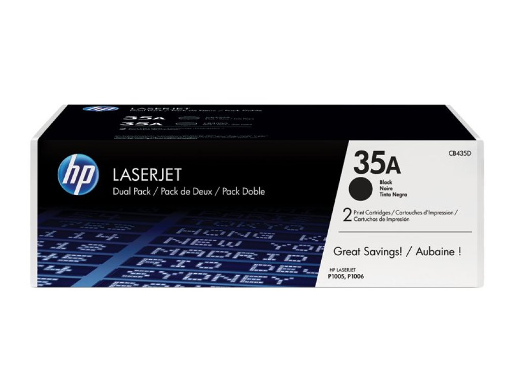 HP toner č. 35A, black (CB435AD)