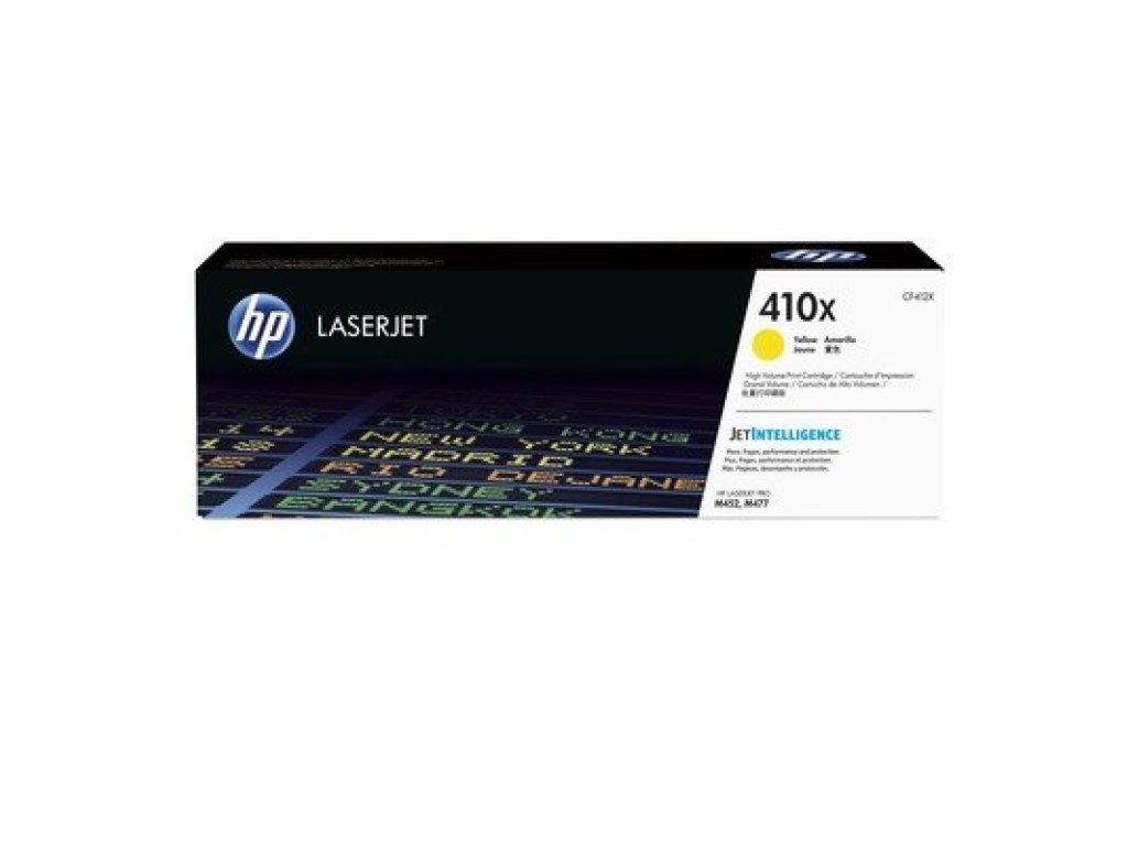HP toner č. 410X, yellow (CF412X)