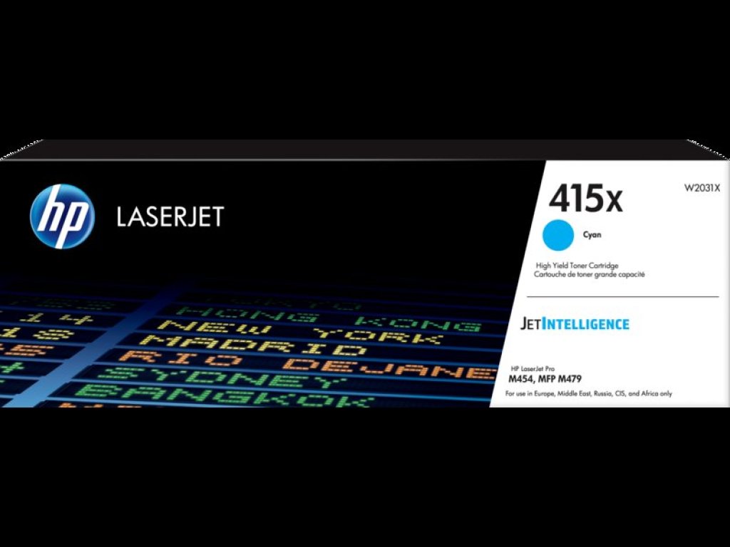 HP toner č.415X, cyan (W2031X)