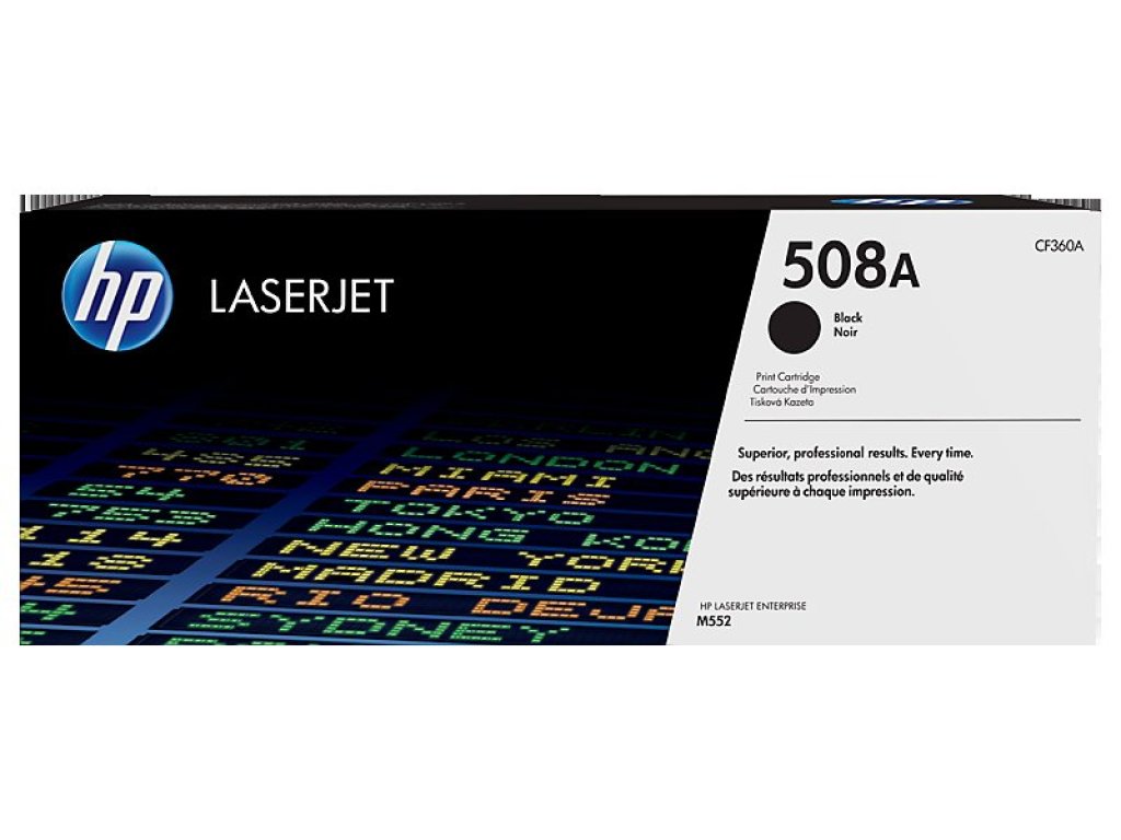 HP toner č. 508A, black (CF360A)