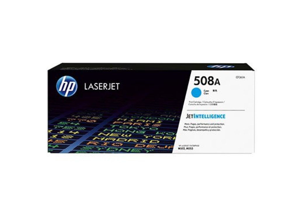 HP toner č. 508A, cyan (CF361A)
