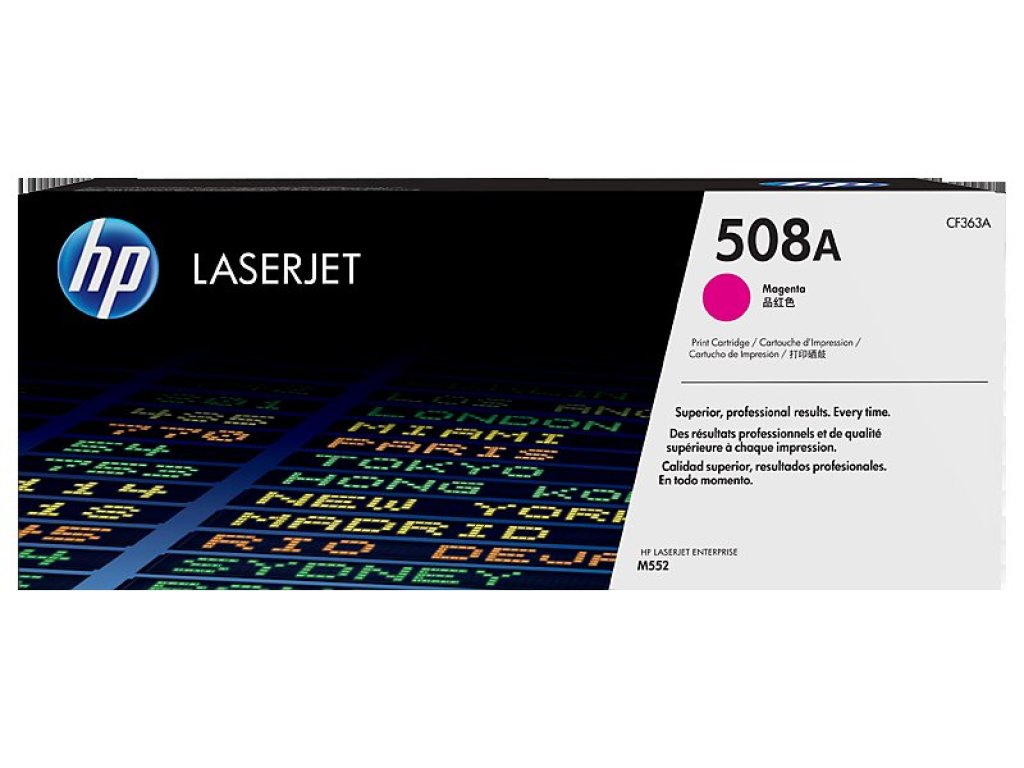 HP toner č. 508A, magenta (CF363A)