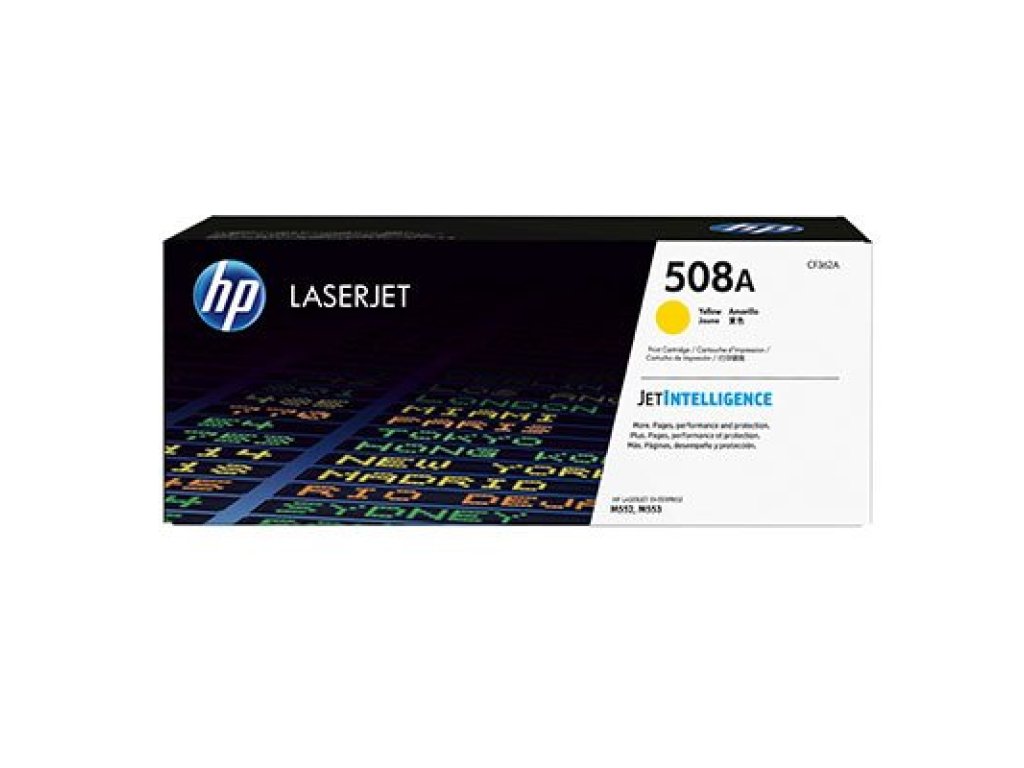 HP toner č. 508A, yellow (CF362A)