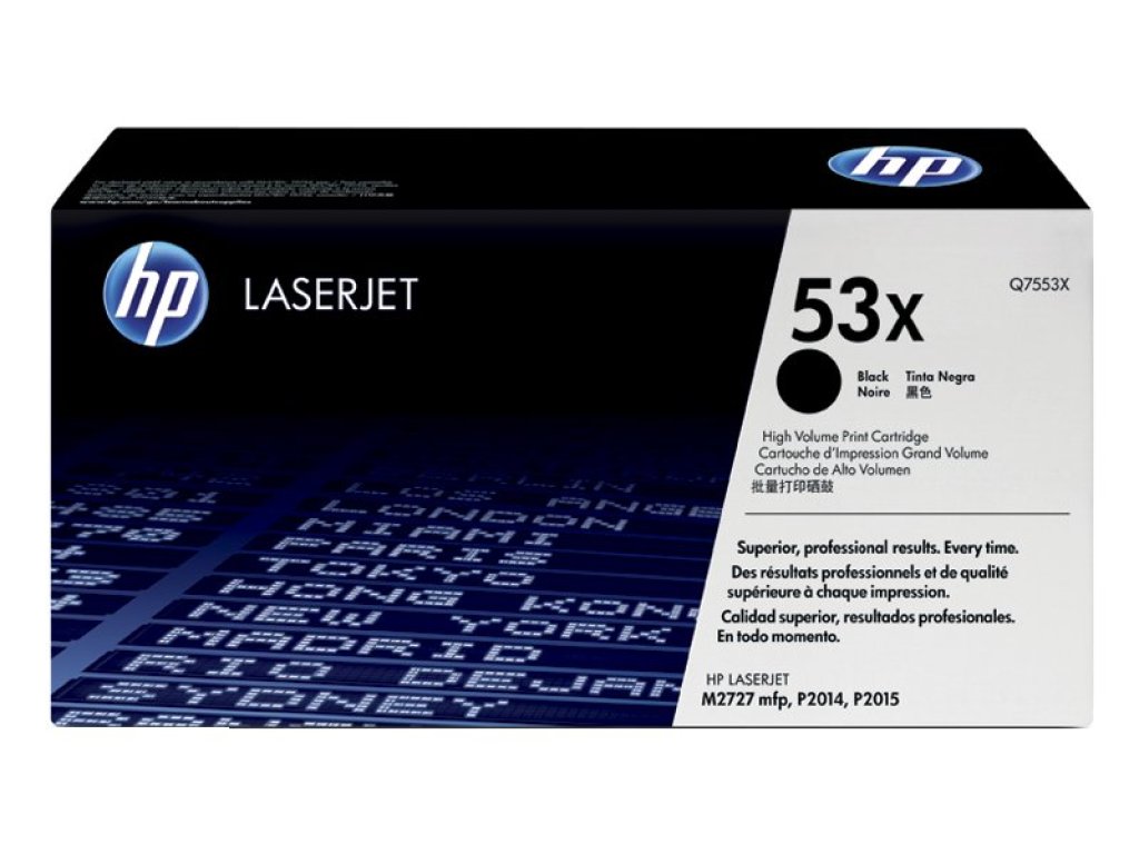 HP toner č. 53X, black (Q7553X)