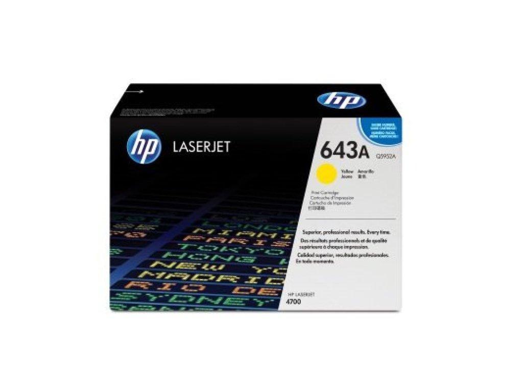 HP toner č. 643A, yellow (Q5952A)