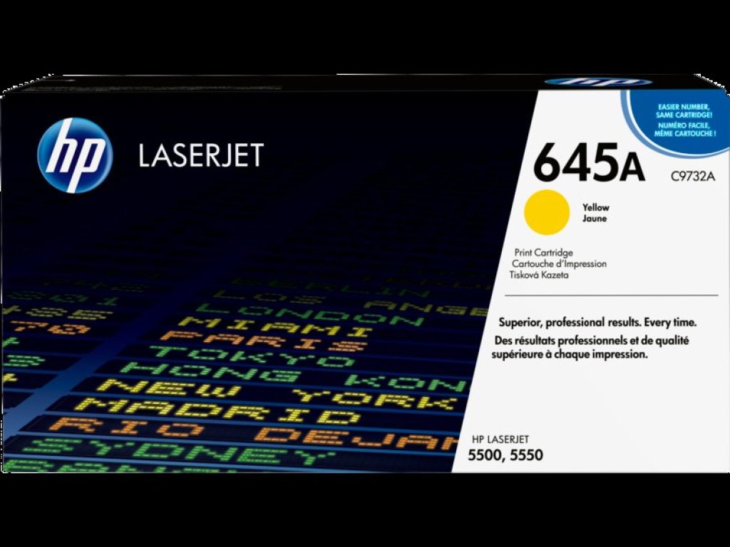 HP toner č. 645A, yellow (C9732A)