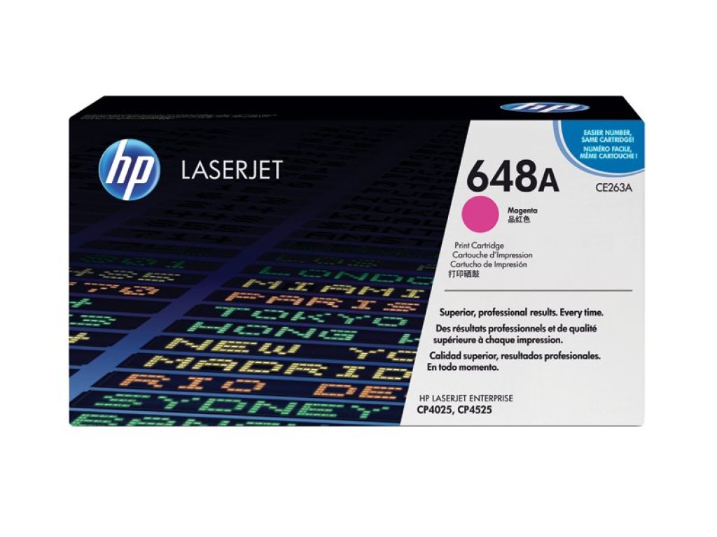 HP toner č. 648A, magenta (CE263A)