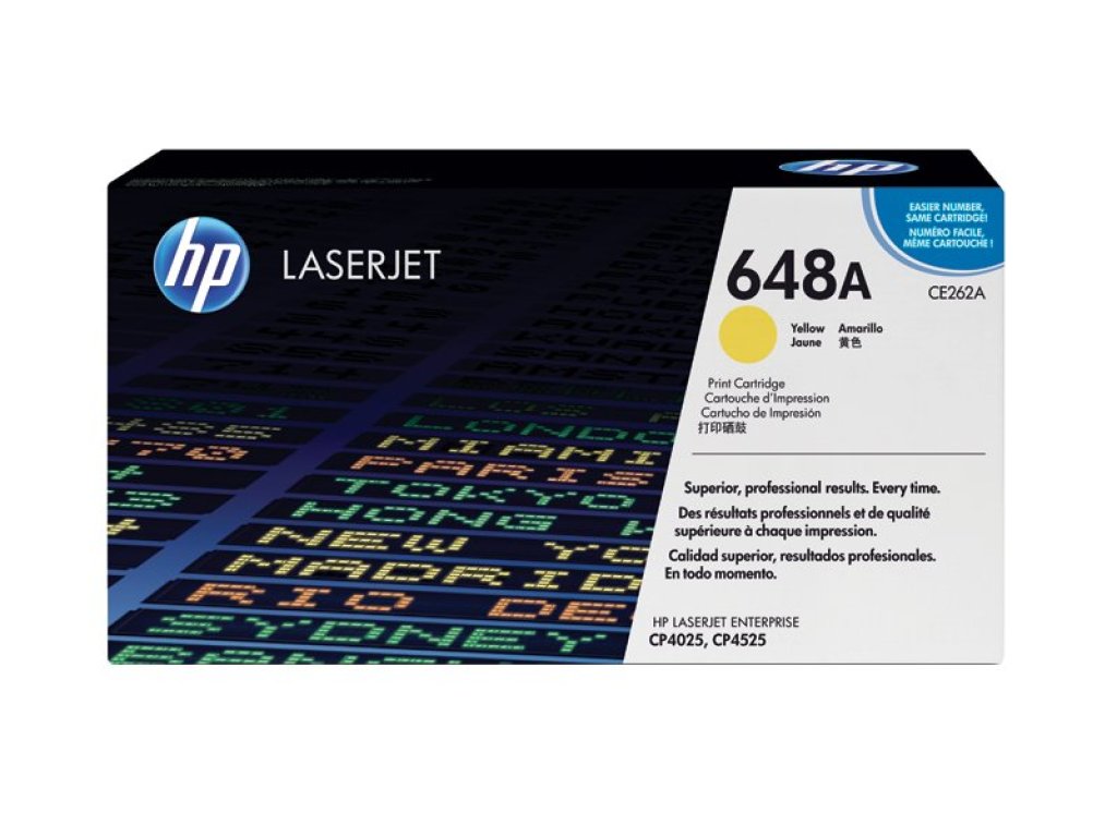 HP toner č. 648A, yellow (CE262A)