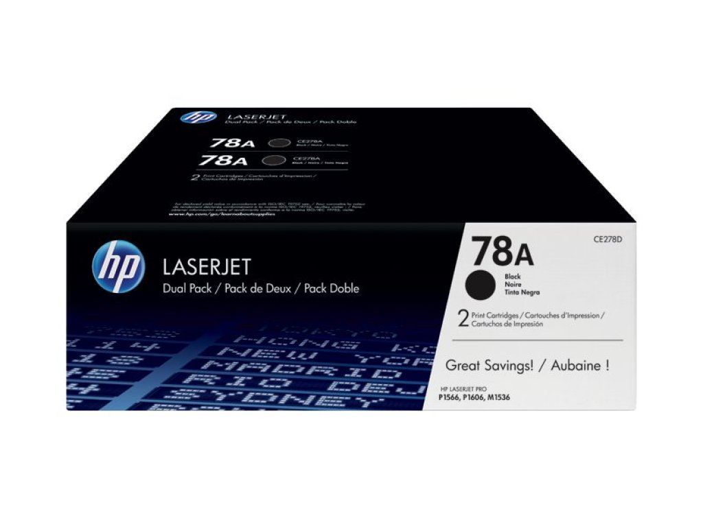 HP toner č. 78A, black (CE278AD)