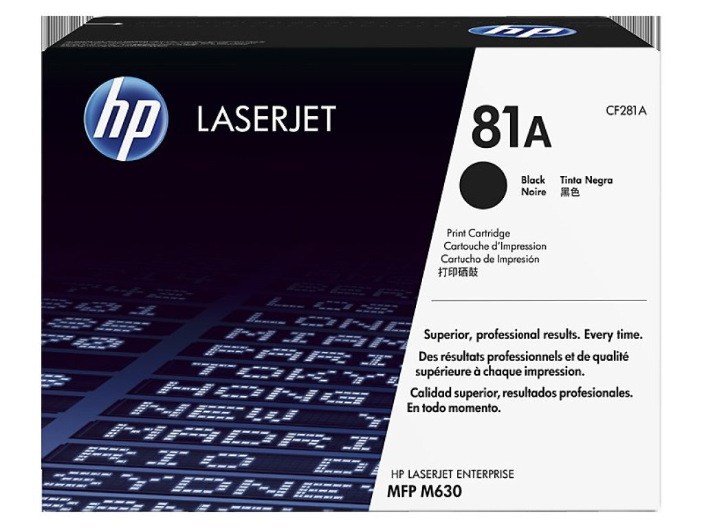 HP toner č. 81A, black (CF281A)
