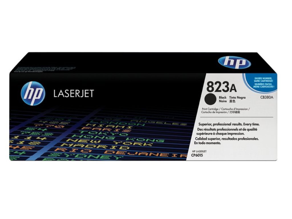 HP toner č. 823A, black (CB380A)