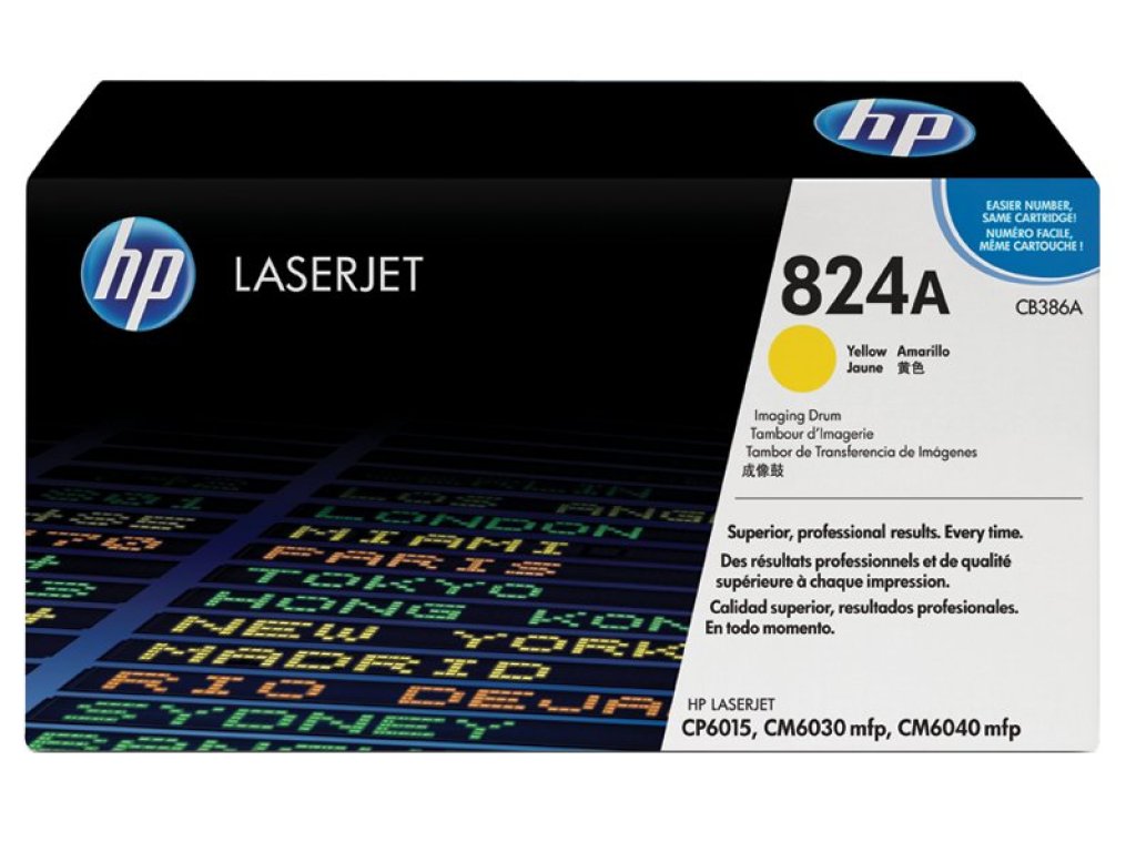 HP toner č. 824A, yellow (CB386A)