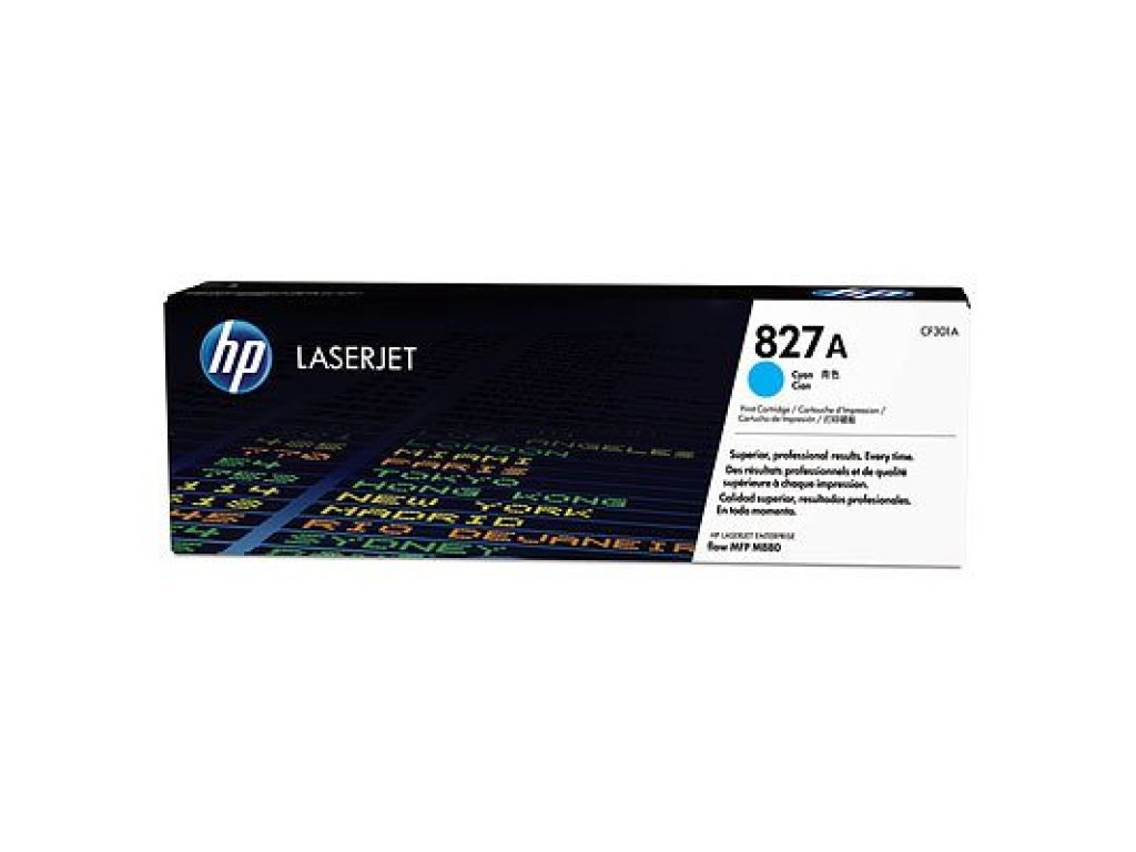 HP toner č. 827A, cyan (CF301A)