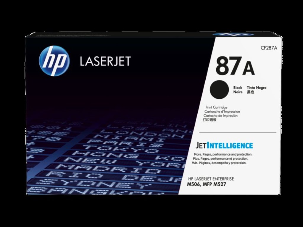 HP toner č. 87A, black (CF287A)
