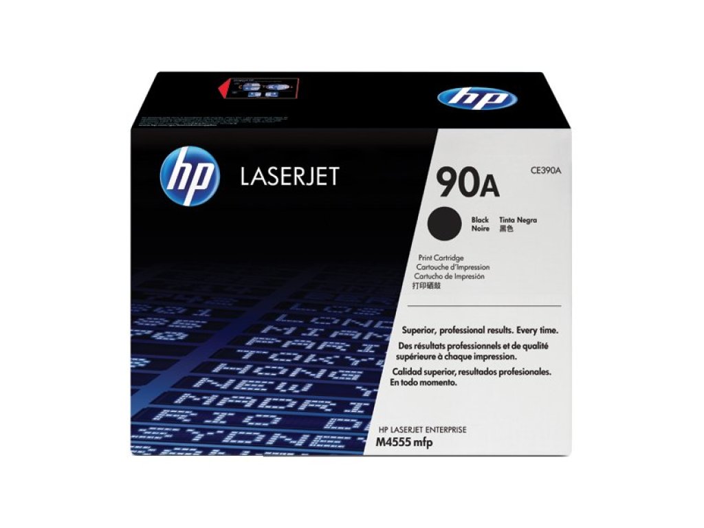 HP toner č. 90A, black (CE390A)