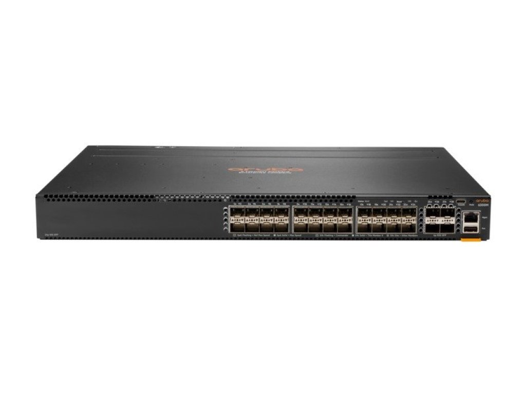 HPE Aruba Networking CX 6300M 24-port SFP+ and 4-port SFP56 Switch (JL658A)