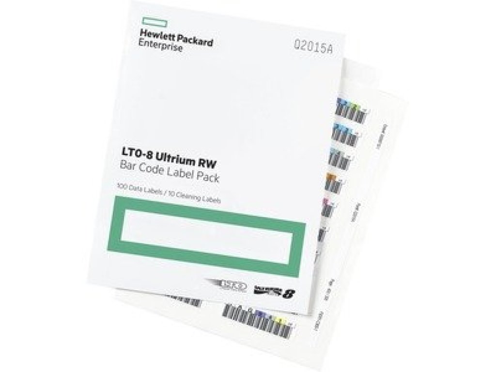 HPE LTO-8 30TB RW Bar Code Label Pack (Q2015A)