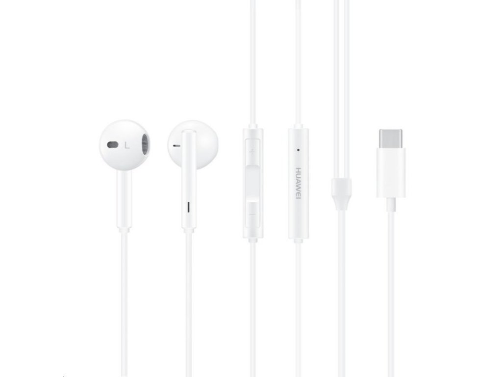 Huawei In-ear sluchátka CM33, USB-C, White (55030088)