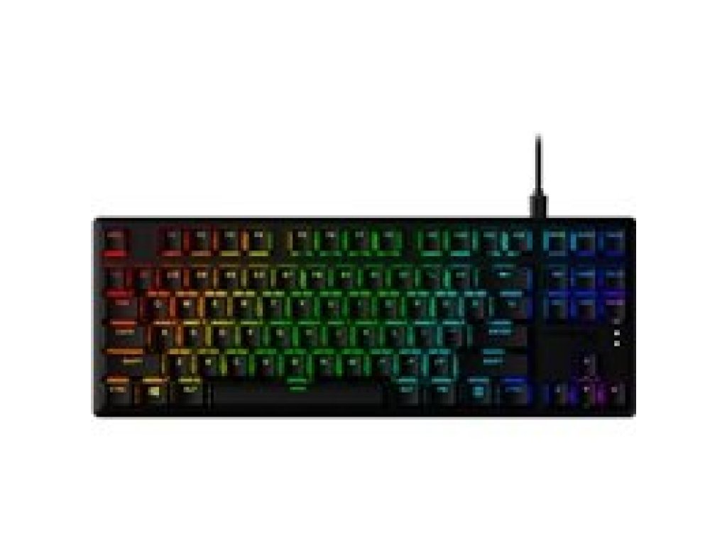 HyperX Alloy Origins Core PBT/Drátová USB/US layout/černá (639N8AA#ABA)