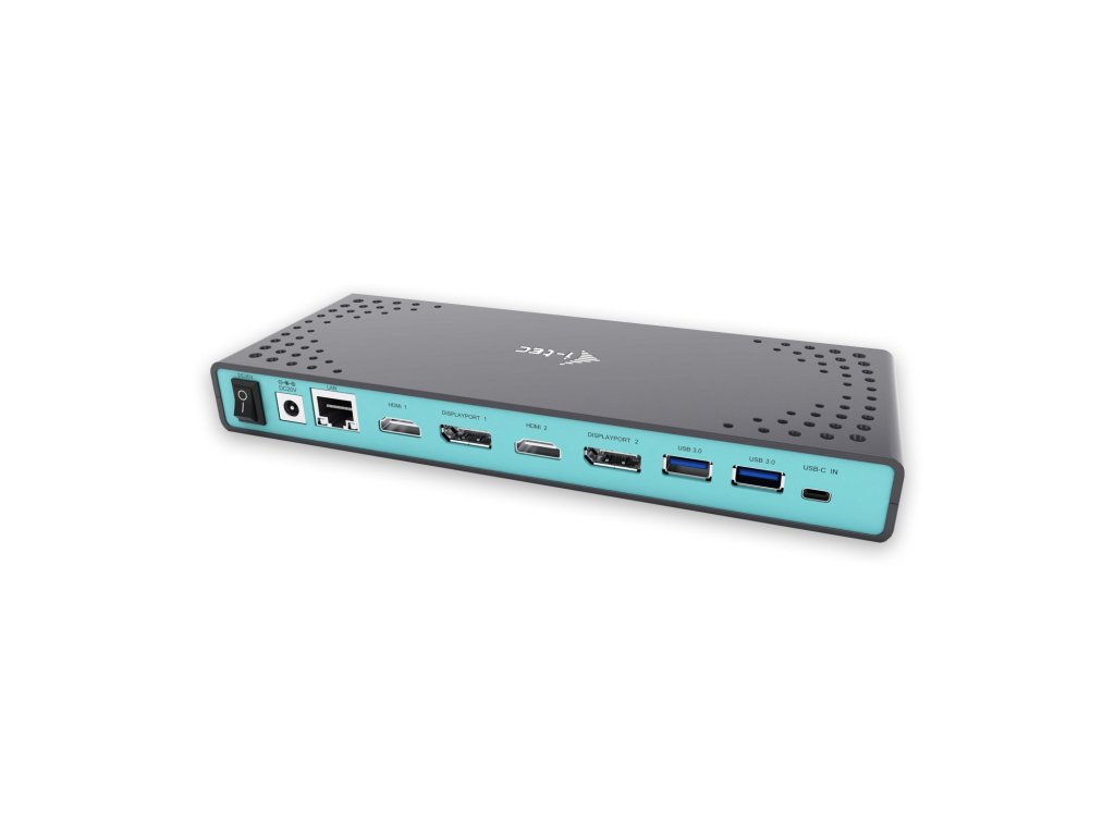 i-tec USB 3.0 / USB-C 5K Univerzální dual dokovací stanice (CADUAL4KDOCK)