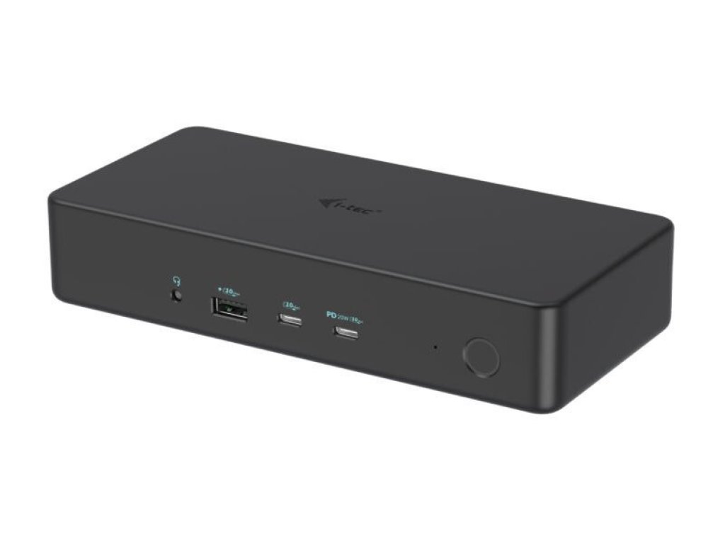 I-TEC USB 3.0 USB-C Thunderbolt 3 Professional Dual 4K Display Docking Station Generation 2 + Power Delivery 100W (CADUAL4KDOCKPD2)