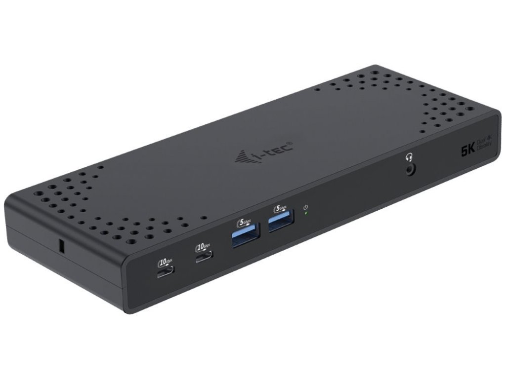 I-TEC USB 3.0 / USB-C / Thunderbolt Dual Display Docking Station + PD 100W (CADUA4KDOCKPDL2)