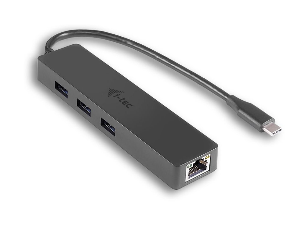 I-TEC USB 3.1 hub Slim, C-3xA+RJ45, M/3xF (C31GL3SLIM)
