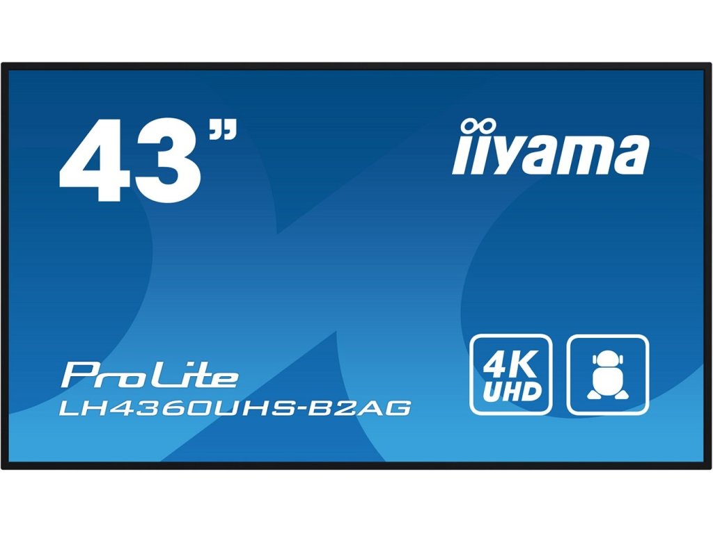 IIYAMA displej 42,5'' ProLite LH4360UHS-B2AG black (LH4360UHS-B2AG)