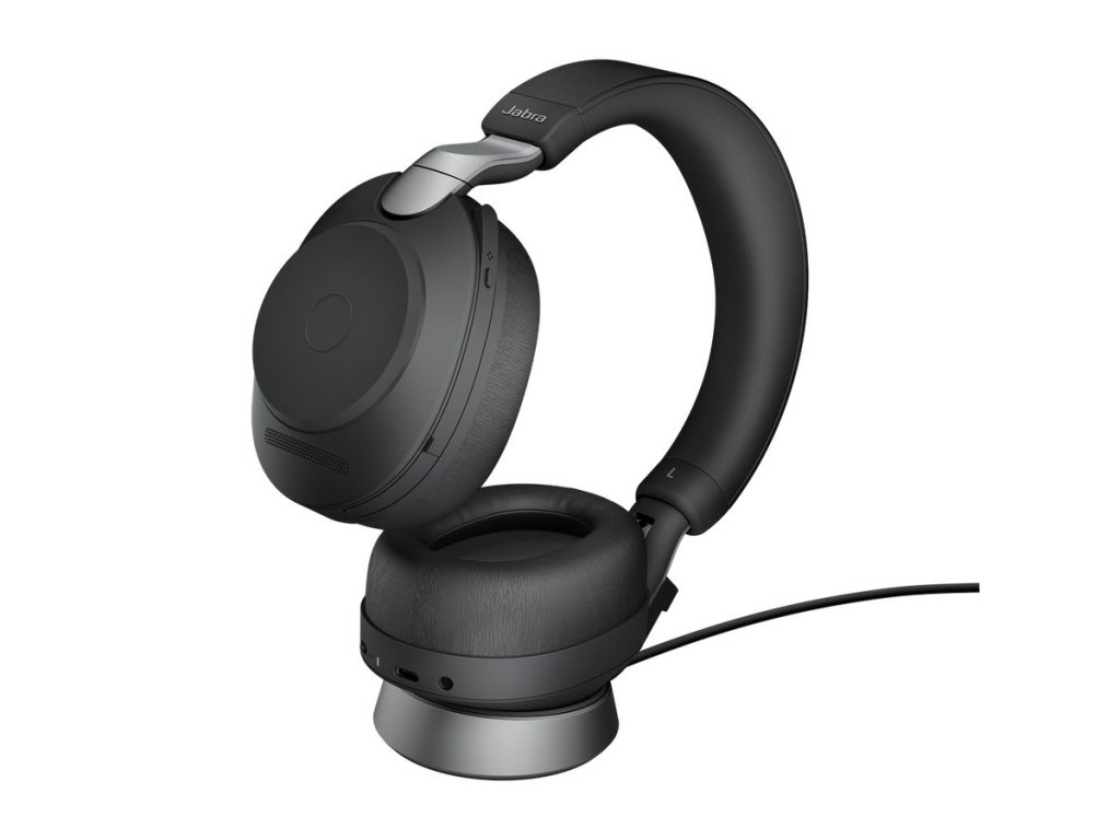 Jabra Evolve2 85 - Stereo/ANC/BT/Bezdrát/Stand/černá (28599-989-889)