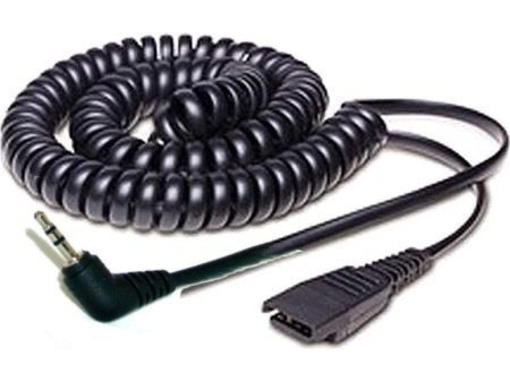 Jabra QD-2,5mm, 0,5-2m, coiled (8800-01-46)