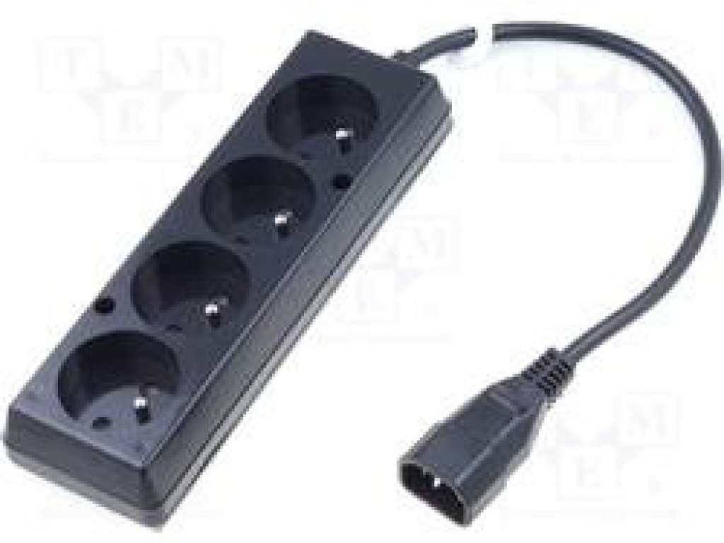 JONEX redukce k UPS, 4 zásuvky (WN217-3/07/0.3BK-4)