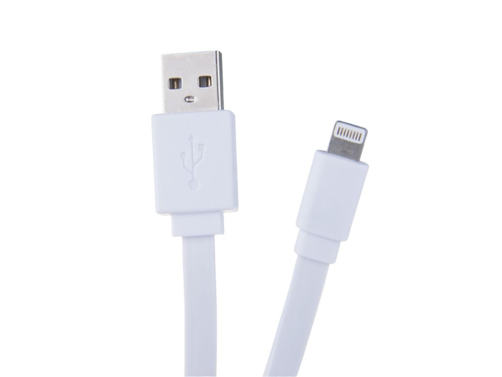 Kabel AVACOM USB - Lightning, LIG-120W, 120cm, bílá (DCUS-LIG-120W)