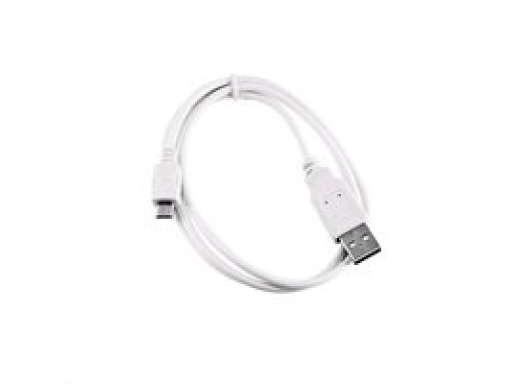 Kabel C-TECH USB 2.0 AM/Micro, 1m, bílý