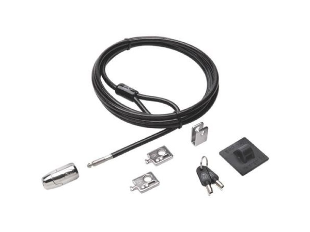 Kensington Desktop and Peripherals Standard Keyed Locking Kit 2.0 - Bezpecnostní kabelový zámek - 2.4 m