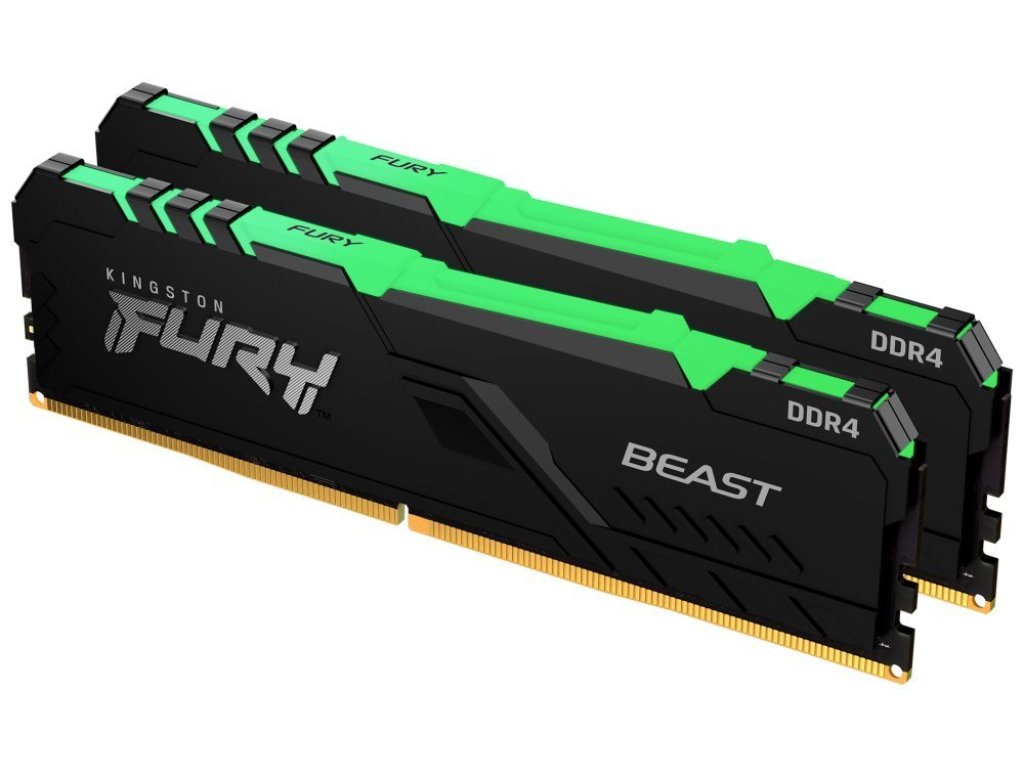 KINGSTON 16GB DDR4 3600MHz Fury Beast RGB (KF436C17BBAK2/16)