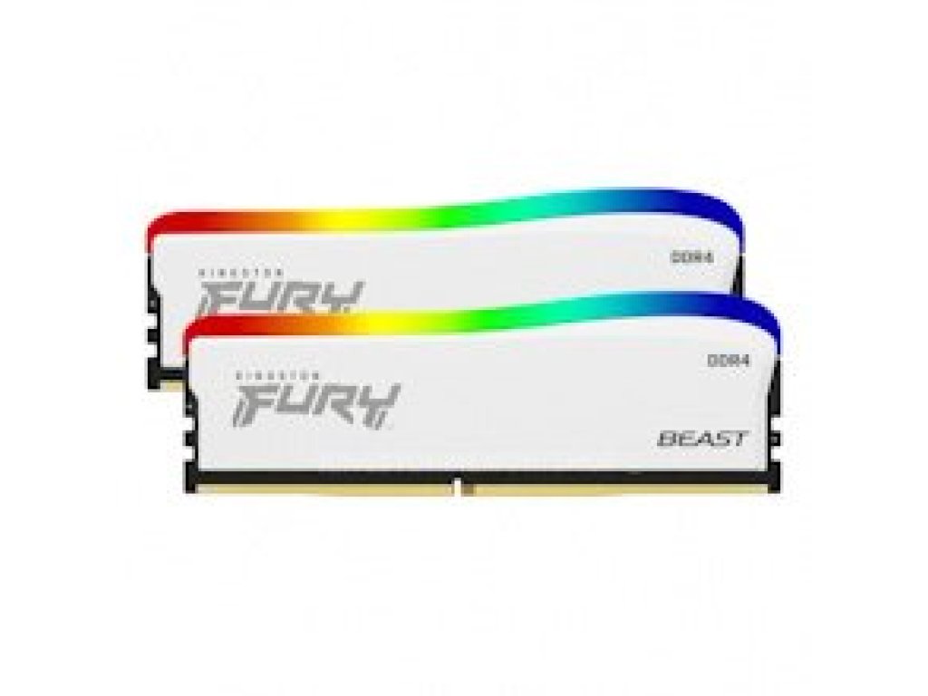 KINGSTON 16GB DDR4 3600MHz FURY Beast White (KF436C17BWAK2/16)