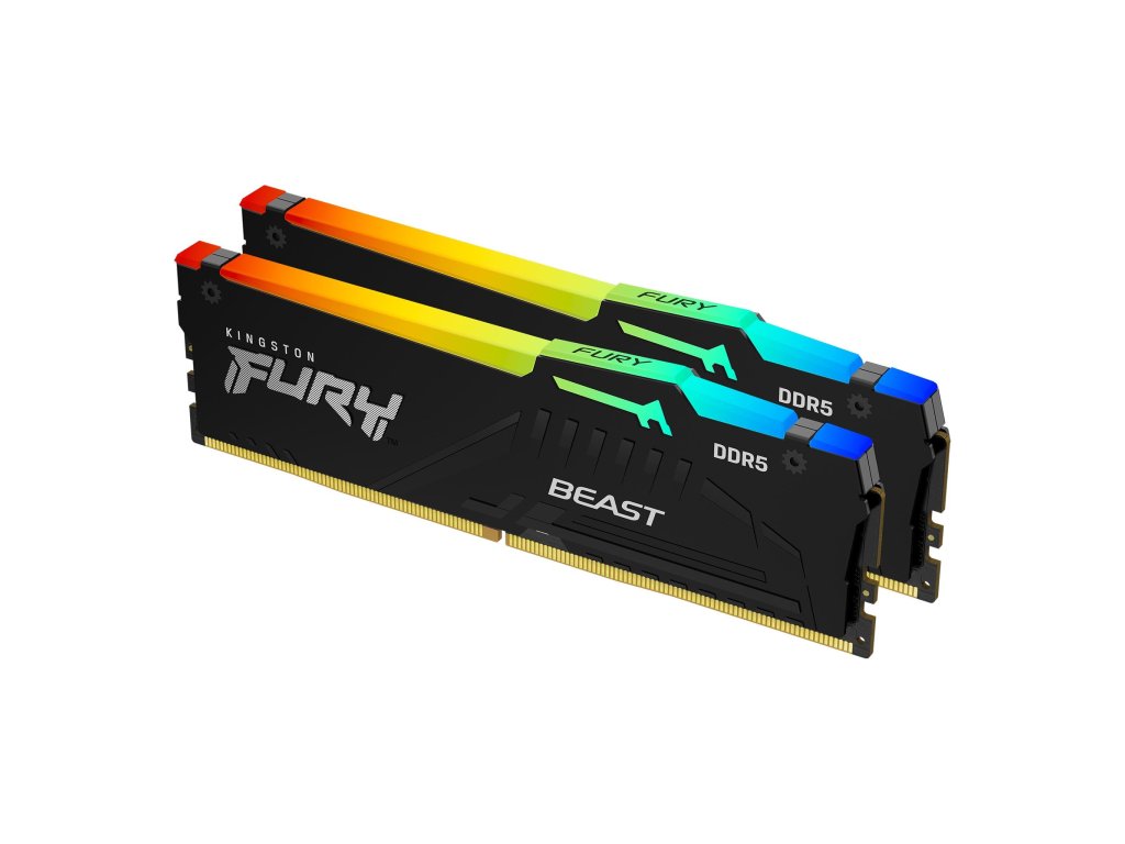 KINGSTON 16GB DDR5 6000MHz FURY Beast EXPO RGB Black (KF560C36BBEAK2-16)