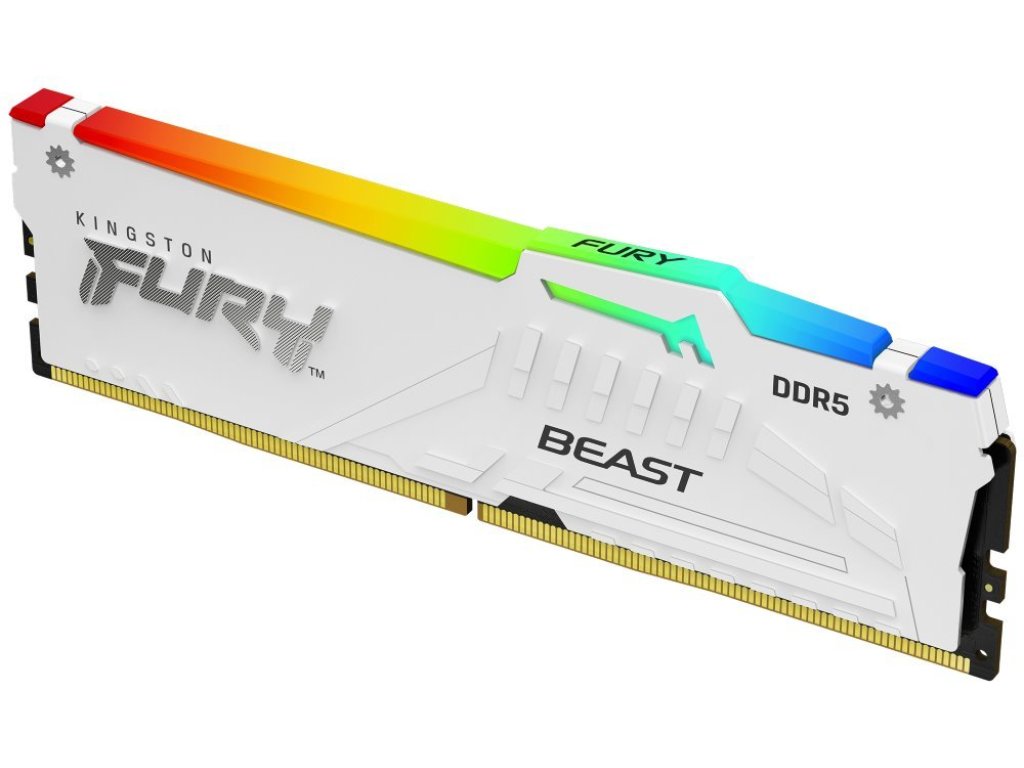 KINGSTON 32GB DDR5 5200MHz FURY Beast White RGB White (KF552C40BWA-32)