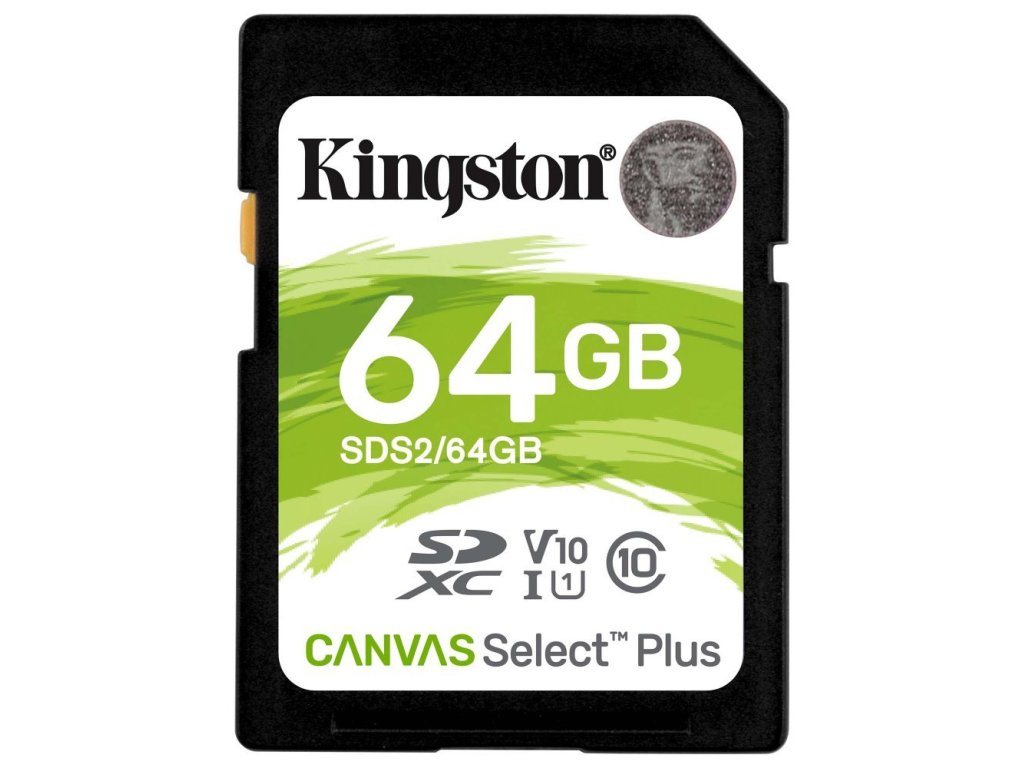 KINGSTON 64GB Canvas Select Plus SDXC (SDS2/64GB)