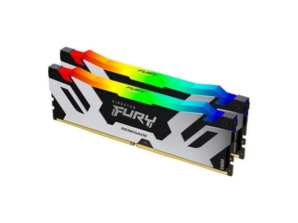KINGSTON 64GB DDR5 6400MHz FURY Renegade RGB Black/Silv (KF564C32RSAK2-64)