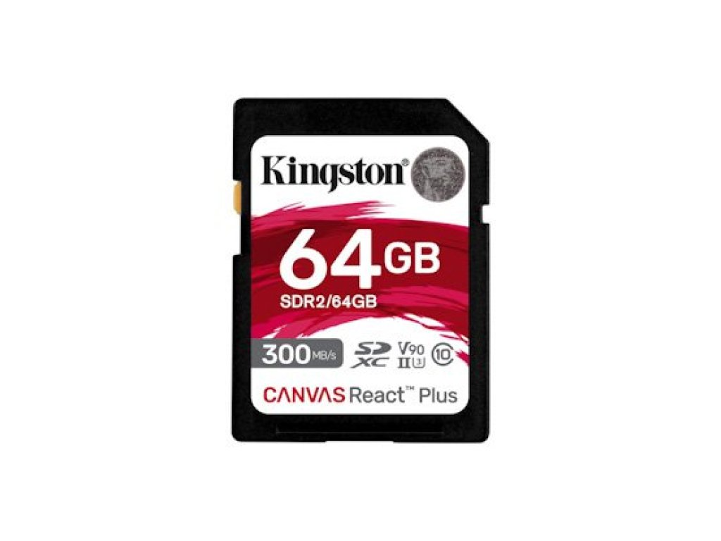 KINGSTON Canvas React Plus 64GB SDXC  (SDR2/64GB)