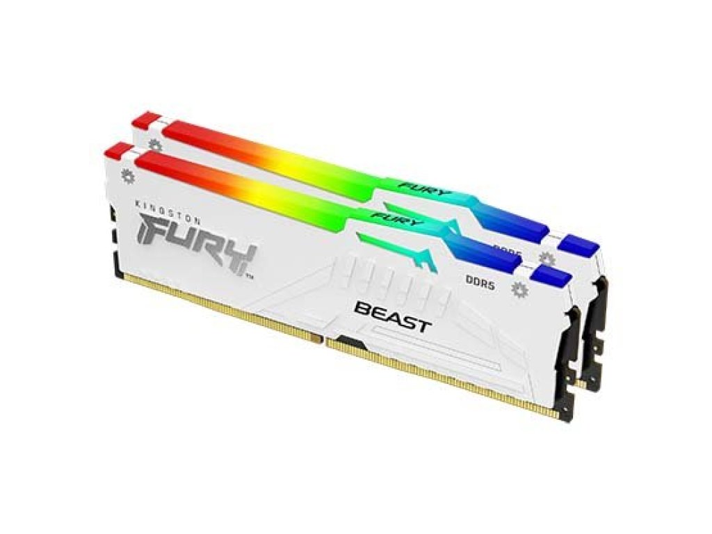 KINGSTON DDR5 64GB 5200MHz FURY Beast EXPO RGB White (KF552C36BWEAK2-64)