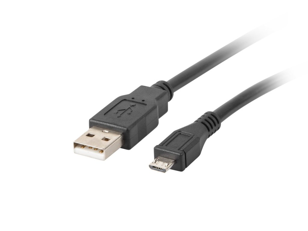 LANBERG cable USB 2.0 micro AM-MBM5P 1.8m black (CA-USBM-10CC-0018-BK)