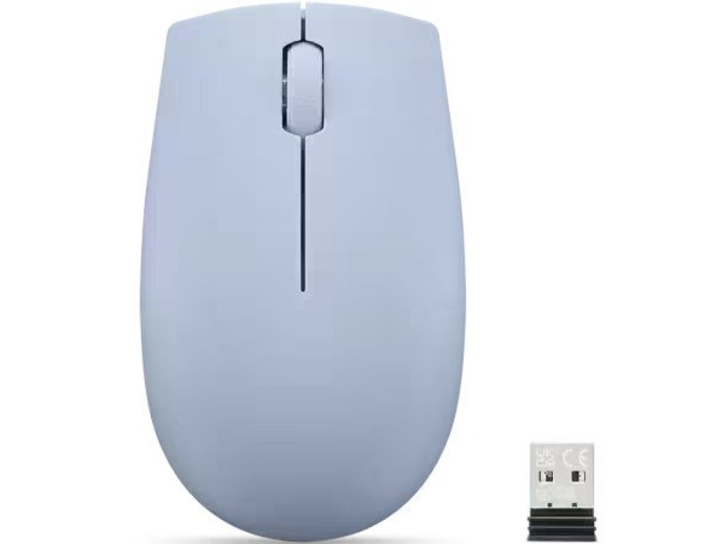 Lenovo 300 - Cestovní/Optická/1 000 DPI/Bezdrátová USB/Frost Blue (GY51L15679)