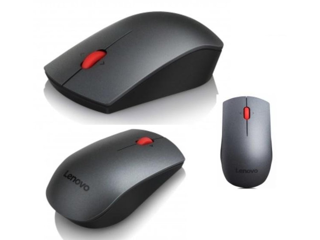 Lenovo mouse Professional - Kancelářská/Laserová/1 600 DPI/Bezdrátová USB/černá (4X30H56887)