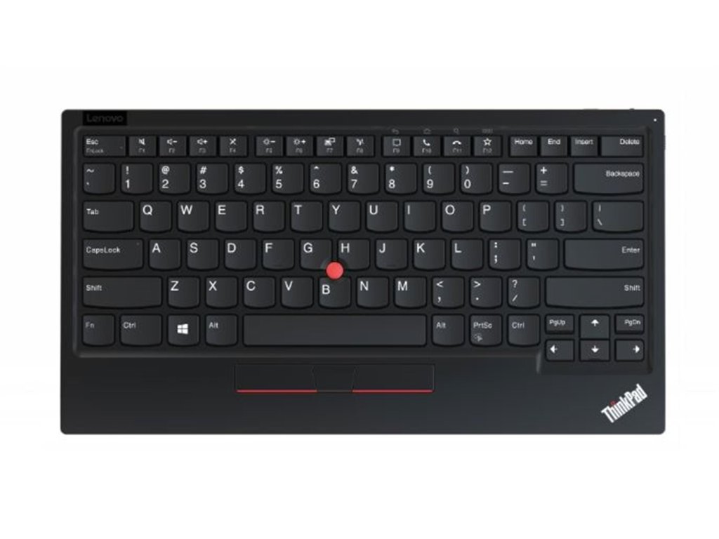 Lenovo ThinkPad Compact TrackPoint Keyboard - bezdrátová, černá, DE (4Y40X49507)